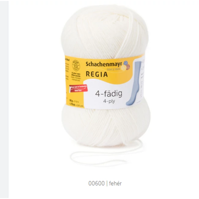 Regia 4 ply 600 fehér
