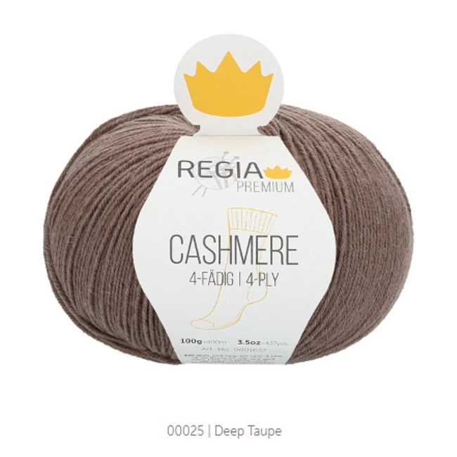 Regia Cashmere Deep Taupe 25
