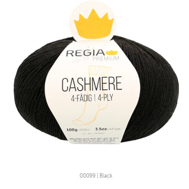 Regia Cashmere Fekete 99