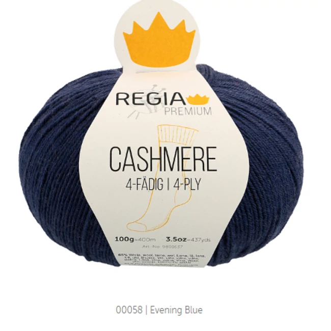 Regia Cashmere Sötétkék 58