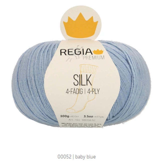 Regia Silk 52 baba kék