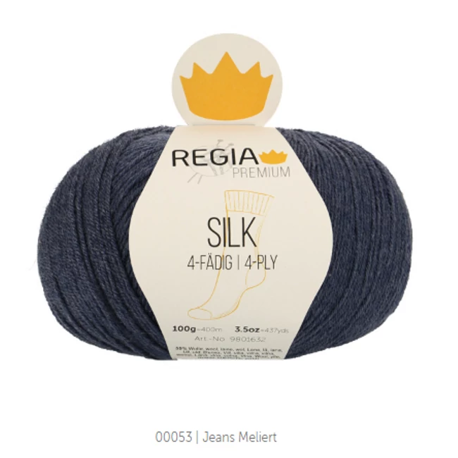 Regia Silk 53 farmer kék