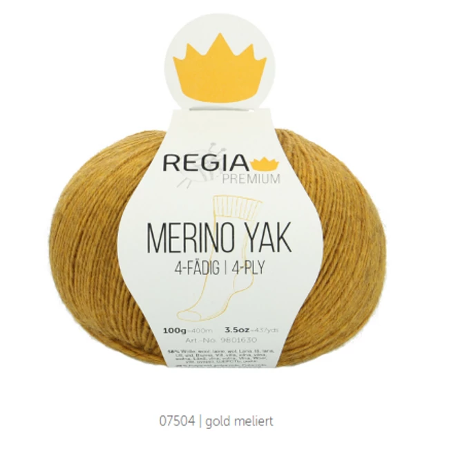Regia Merino Yak Gold