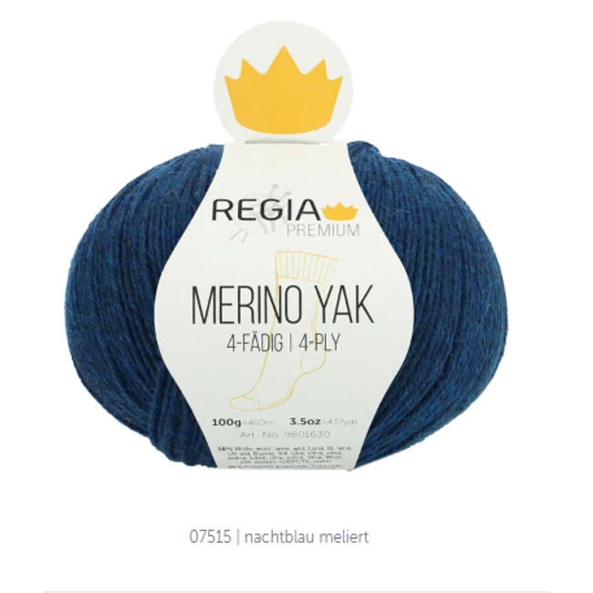 Regia Merino Yak Petrolkék