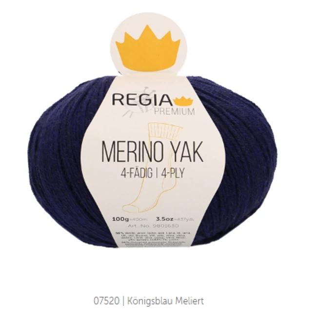 Regia Merino Yak Mélykék 7520