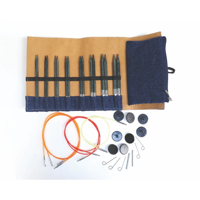 KnitPro Indigo szett NORMÁL tűvég 