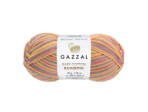 Rainbow 487 sárga-narancs-bézs
