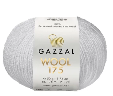 Wool 175 301 Ezüstszürke