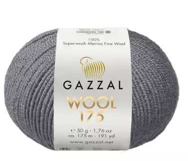 Wool 175 302 Füstszürke