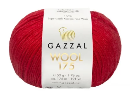 Wool 175 338 Piros