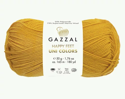 Gazzal Happy Feet Uni Color 3559