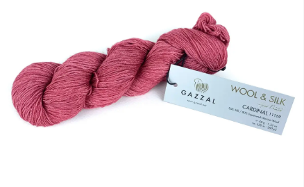 Gazzal Wool & Silk Cardinal 11169