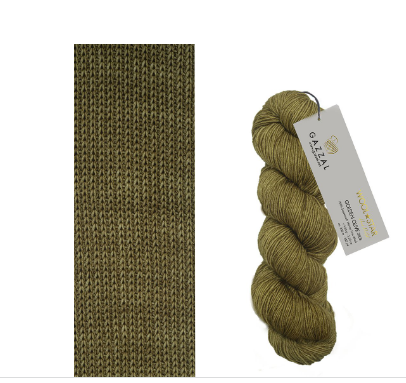 Gazzal Wool Star Golen Olive 3808