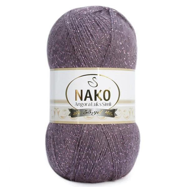 Angora Luks Simli Lila