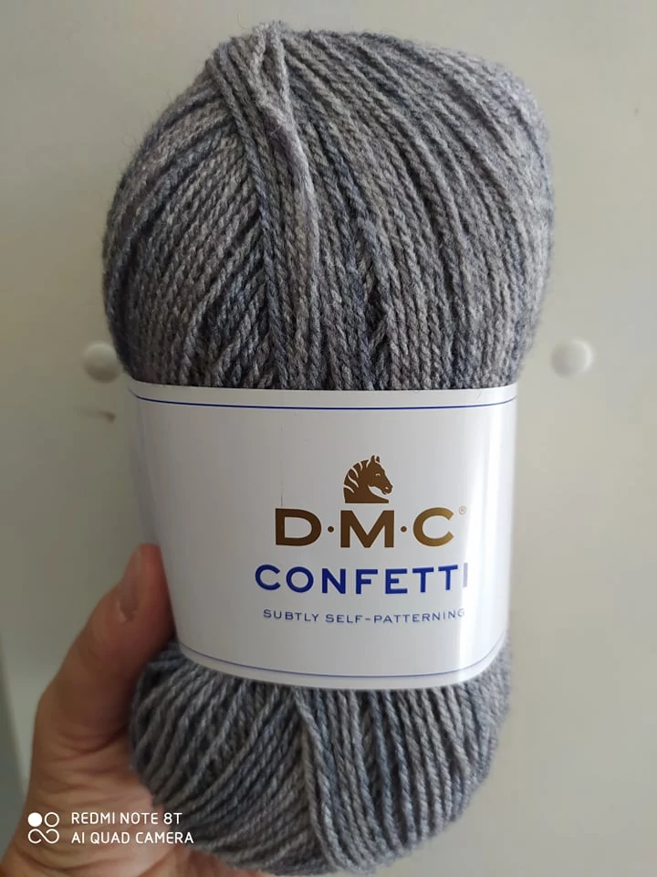 DMC Confetti Szürke- kék 557