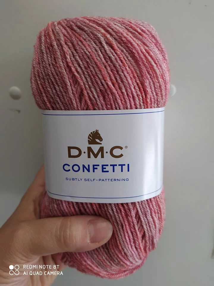 DMC Confetti Korall-mályva 550