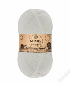 Melange Wool 010 Fehér