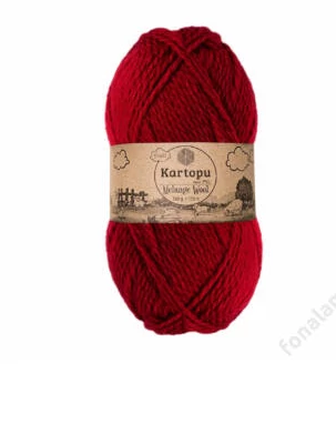 Melange Wool 2117 Piros