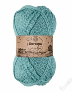Melange Wool 5017 Jég kék
