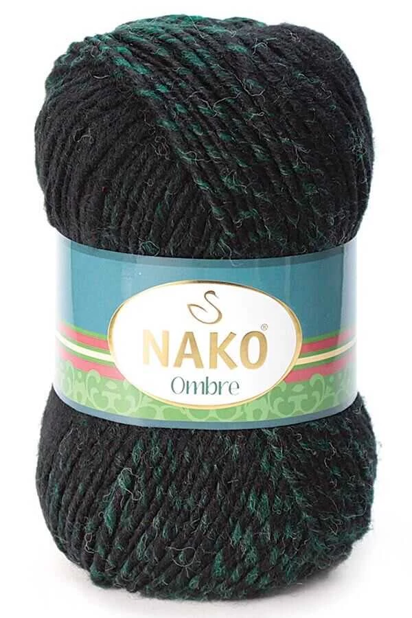 NAKO Ombre Zöld-fekete 302