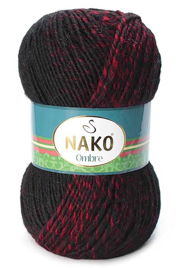 NAKO Ombre Piros-fekete 310