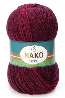 NAKO Ombre Piros-bordó 312