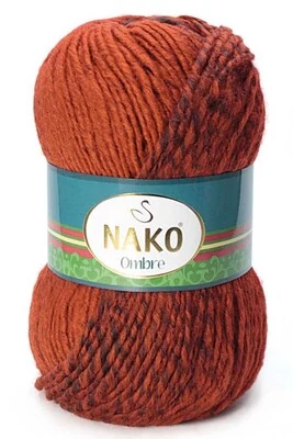NAKO Ombre Téglavörös-Barna 319