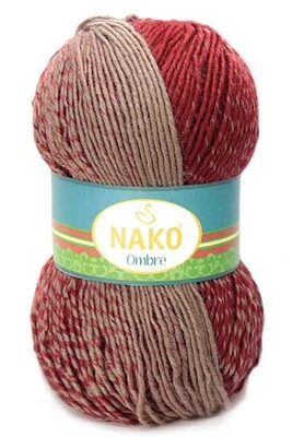 NAKO Ombre Piros-szürke 385