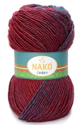 NAKO Ombre Piros-kék 386