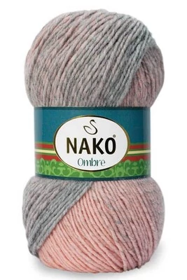 NAKO Ombre Rózsaszín-szürke 454