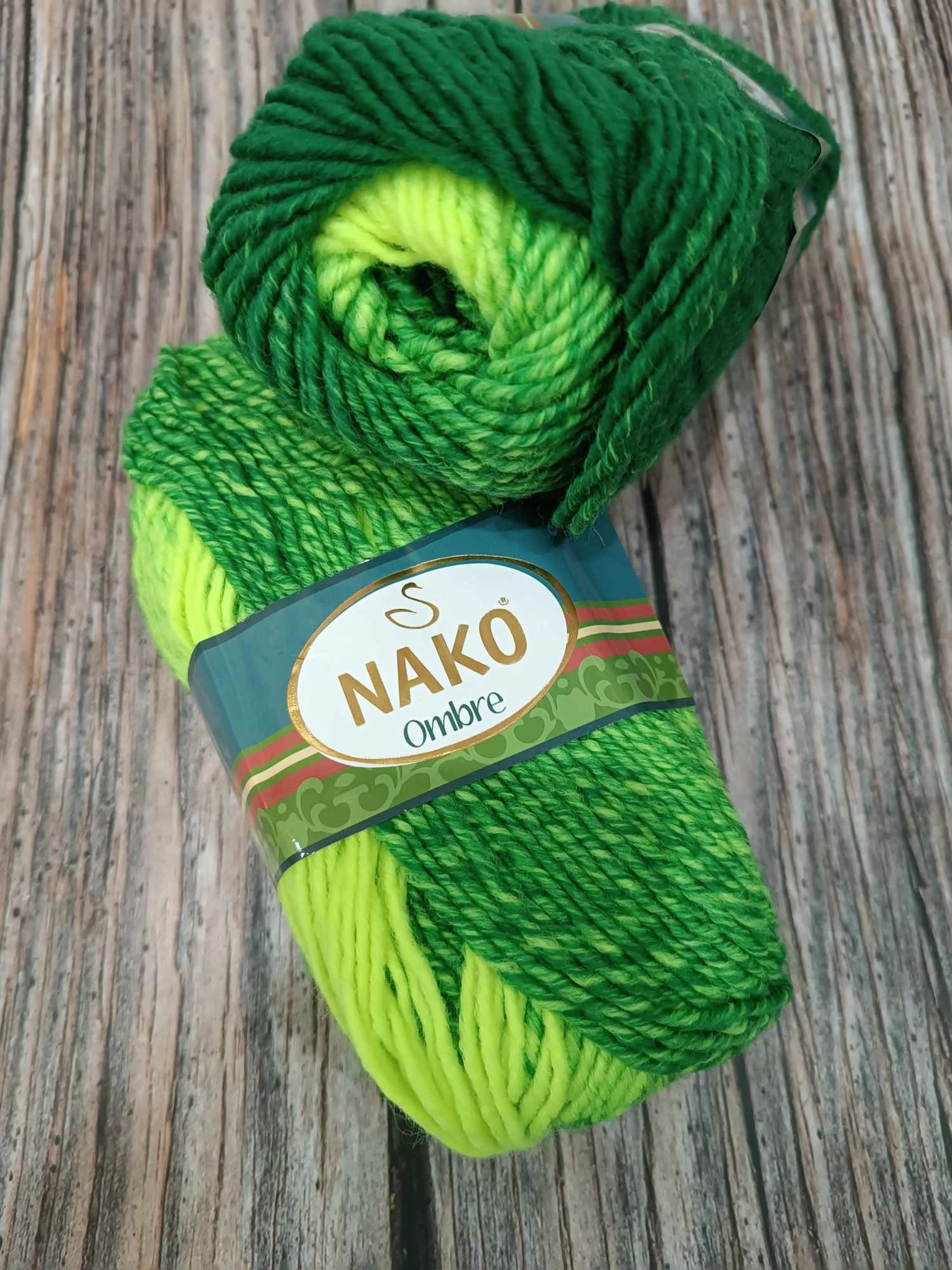 NAKO Ombre Neonzöld  805