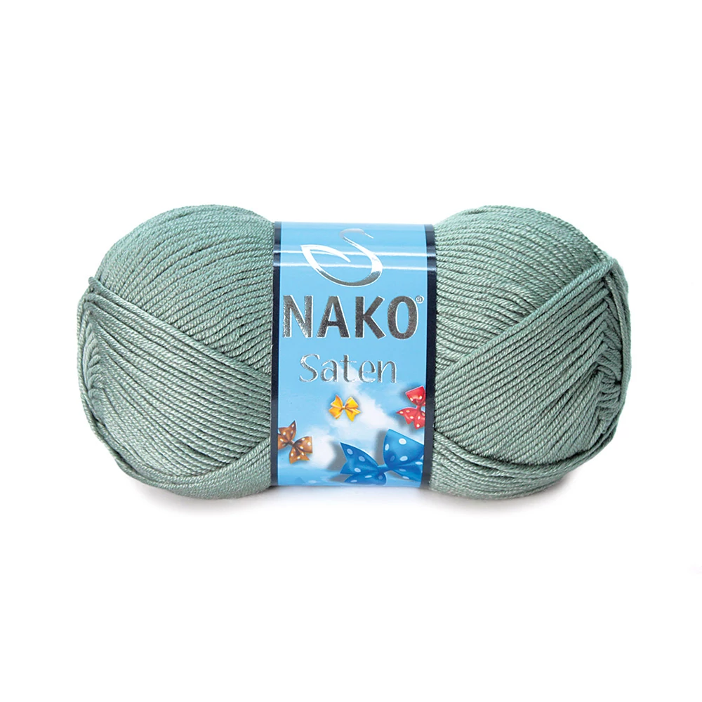 Nako Saten Mohazöld 10937
