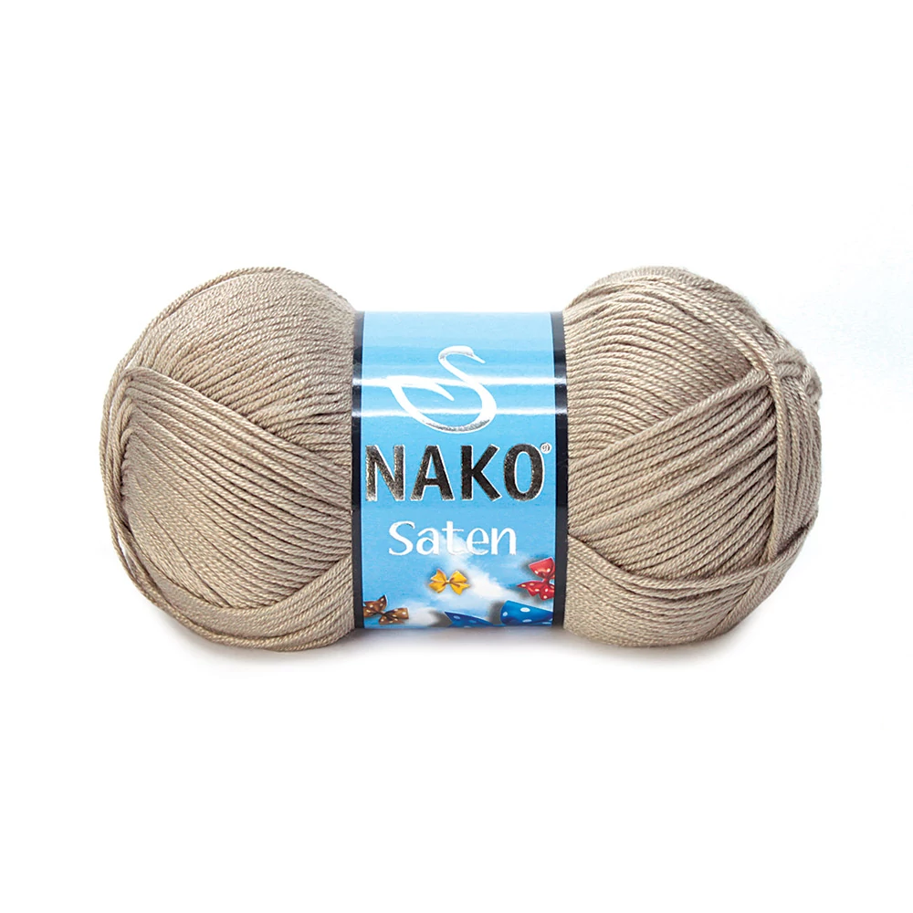 Nako Saten Világos barna 1199