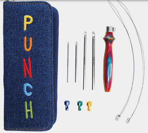 Punch Needle tű készlet színes 