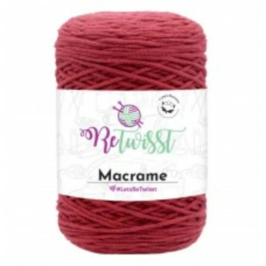 ReTwisst Makrame Burgundy 30