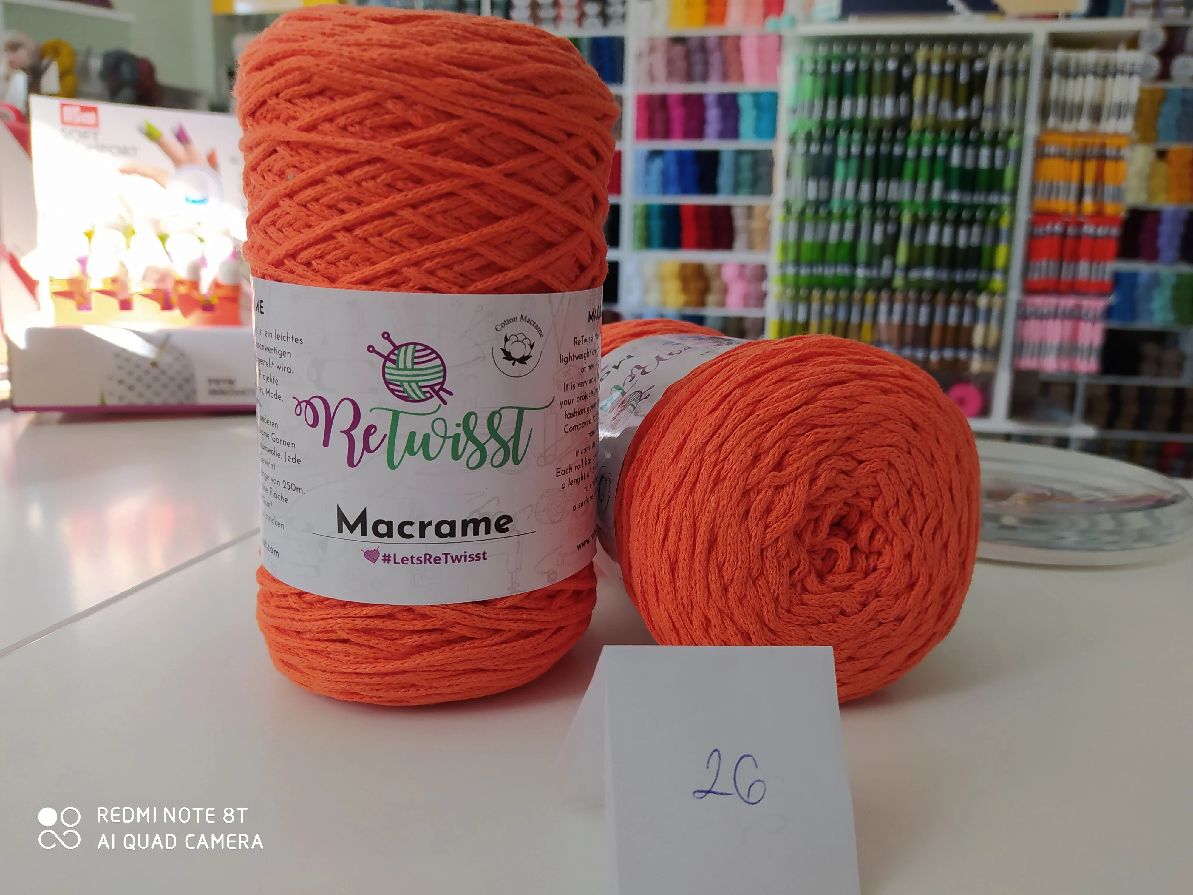 ReTwisst Makrame Narancs 26