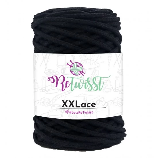 ReTwisst XXL Lace fekete 02