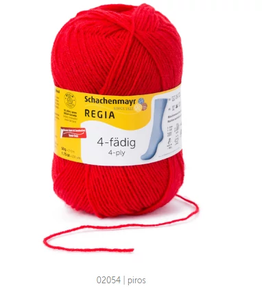 Regia 4 ply 2054 Piros