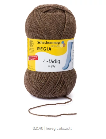 Regia 4 ply 2140 Barna