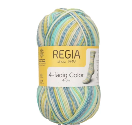 Regia 4 ply 3795 Türkiz lime 