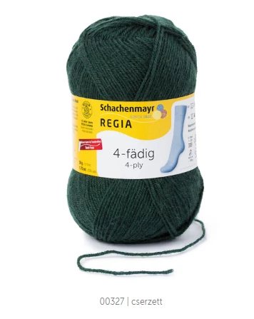 Regia 4 ply 327 mély zöld