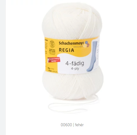 Regia 4 ply 600 fehér