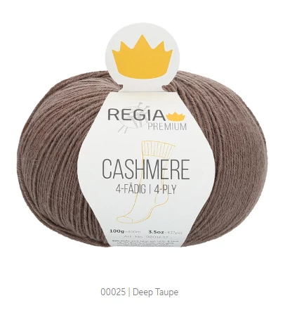 Regia Cashmere Deep Taupe 25