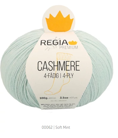 Regia Cashmere Pasztel menta 62