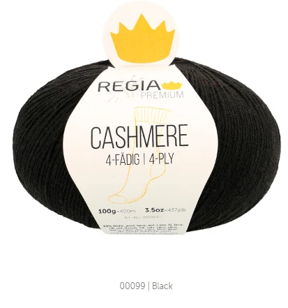 Regia Cashmere Fekete 99