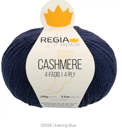 Regia Cashmere Sötétkék 58