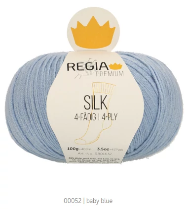 Regia Silk 52 baba kék