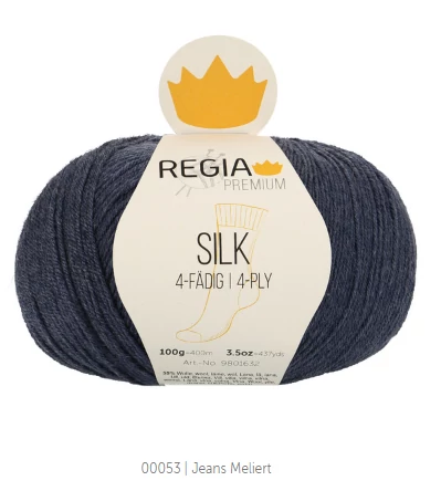 Regia Silk 53 farmer kék