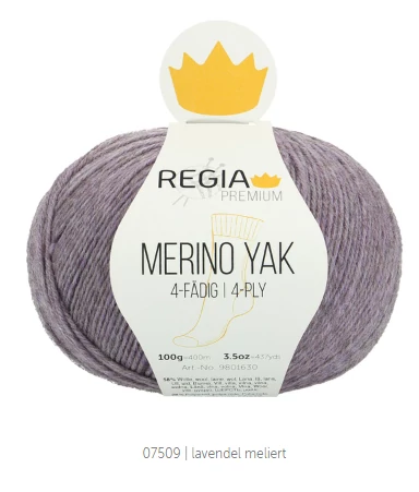 Regia Merino Yak Levendula