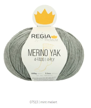 Regia Merino Yak Menta